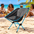 Chaise pliante compacte en aluminium – Bleu lagon — ambiance caribéenne