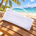 Serviette pour transat avec poches 75 × 210 cm — ambiance caribéenne