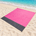 Tapis de plage rose